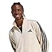 adidas Men's Basic 3-Stripes Tricot Track Suit, Crystal Linen, Large