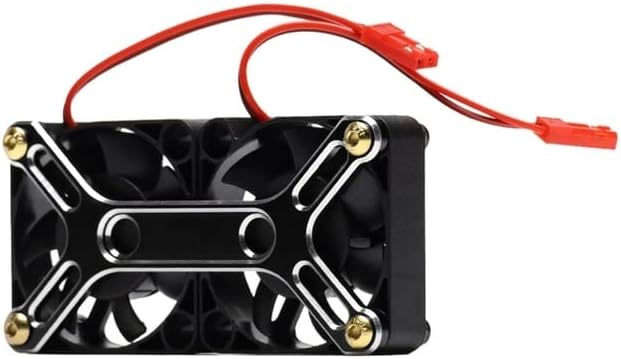 Cubierta del ventilador de refrigeración del motor del disipador de calor para coche RC 15 TRAXS X-maX 6S 8S ARRMA repuestos Accesorios Azul -