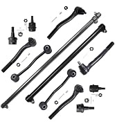 Front Steering Tie Rod & Track Bar Kit For 1993-1998 Jeep Grand Cherokee 4.0L - 6pc Set