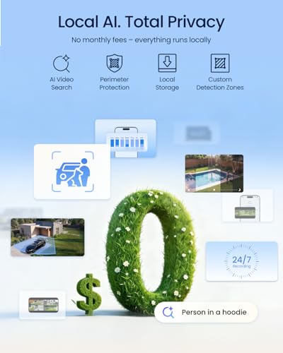 Image of REOLINK OMVI 3i WiFi, Triple-Lens Outdoor Security Camera, 10MP 180 Panoramic + 8MP 4K Pan-Tilt, SyncTrack & Auto Tracking, Dual-Band WiFi 6, Smart Detection, Local AI Video Search, No Monthly Fees