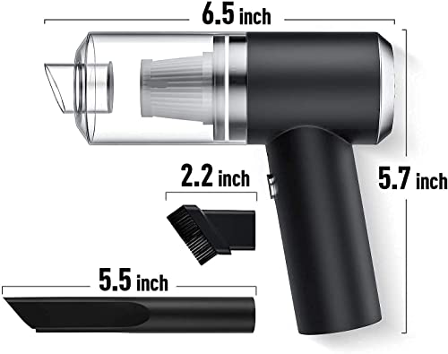 Image of [𝟏𝟓 𝐘𝐄𝐀𝐑𝐒 𝐖𝐀𝐑𝐑𝐀𝐍𝐓𝐘 3 in 1 Portable Wireless Vacuum Cleaner with Blower | Rechargeable Mini Cleaning Machine for Car, Home & Office | Powerful Suction & Lightweight Design