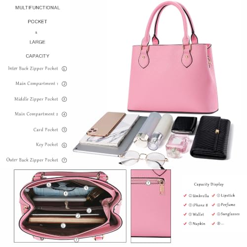 Image of CHICAROUSAL Purses and Handbags for Women Leather Crossbody Bags Women's Tote Shoulder Bag