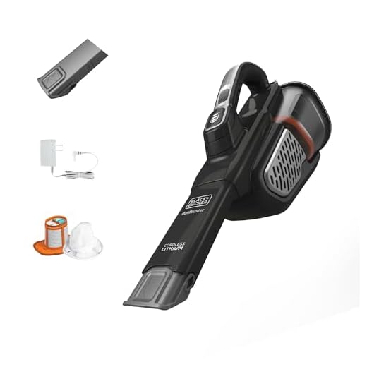 BLACK+DECKER dustbuster Handheld Vacuum, Cordless, AdvancedClean+ , Black (HHVK515J00FF)
