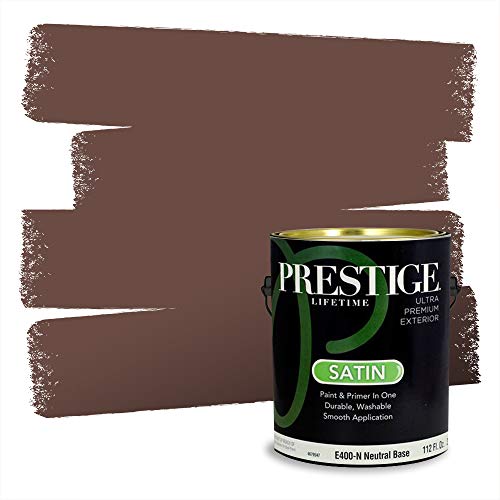 PRESTIGE Paints Exterior Paint and Primer In One, 1-Gallon, Satin,