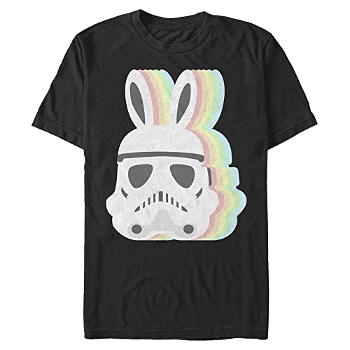 T-shirt Star Wars Stormtrooper Lapin Noir 5XL pour Homme Grande Taille