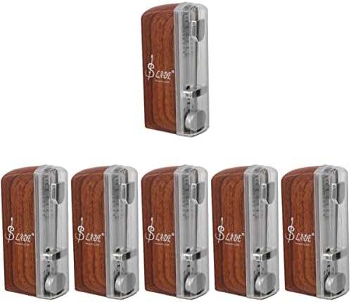 Milisten 6pcs Violin Mechanical Piano and Wood Violinist Saxophone Musician Musical Instrument Tempo for Beat Beginners Sound Metronome Universal Mini Pianos Drum Bass Practice Accessories