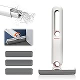 ✿【MATERIAL DE ALTA CALIDAD】Nuestros Mini Fregona Portátil están hechos de cabeza de esponja ecológica de alta calidad, material ABS, Mini Fregona Portátil que es duradero y no se endurecerá.