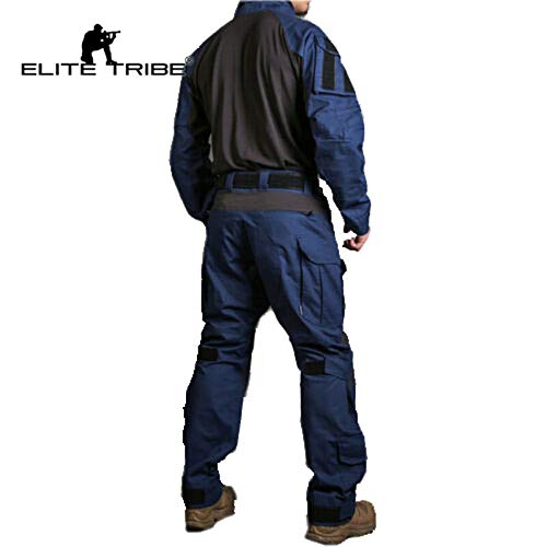 Elite Tribe Emerson Blue Label G3 Combat Uniform Military Tactical Uniform Mens Duty Navy (M) #TOP3