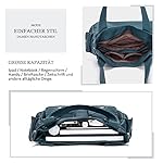 KL928 Tasche Damen Handtasche Umhängetaschen Damenhandtasche Schultertasche Lederhandtasche elegante Taschen hand taschen Henkeltaschen für frauen mit vielen fächern – Bild 3