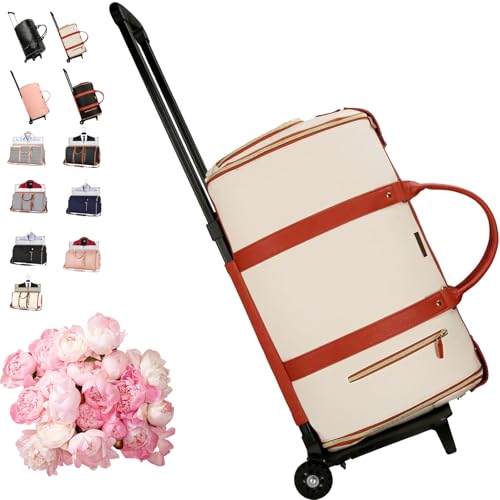 Styleushaven foldable travel bag 2.0,Styleushaven Foldable Travel Bag,2 In 1 Large Capacity Foldable Garment,Easy to Use (B)