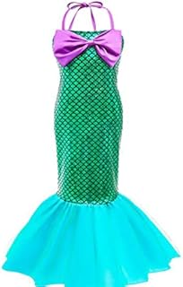 Fantasia de Sereia Infantil Traje de Sereia Roupa de Sereia Princesa Sereia Fundo do Mar para Piscina e Festas Fantasia de Menina Sereia
