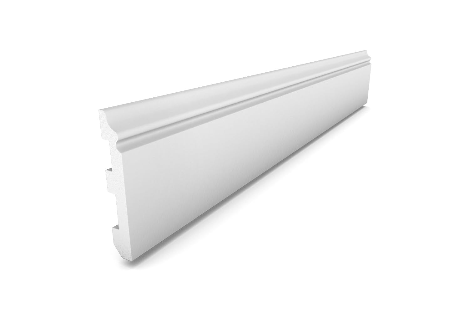 10 unidades / 20 metros rodapiés rodapiés – blanco – material duro – decoración – pared – suelo – techo (DP5)
