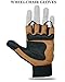 BTR BORN TO RACE Wheelchair Gloves for Men and Women – Full Thumb Mobility Gloves for Active Lifestyles and Intense Sports, Boosting Comfort and Performance (Brown-S)