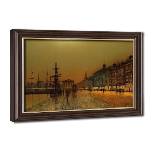 Toile de Greenock Harbour en Écosse pour sublimer la décoration murale du bureau
