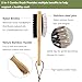 kep-Mve Double-Sided Pet Grooming Brush with Bamboo Handle, Slicker and Bristle Combo for Dogs and Cats