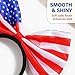 jlzlylkl 2 Pcs 4th Of July Headband Fashion American Flag Bow Headband Big Grosgrain American Flag Hair Accessory Shiny Design for World Cup Party Supplies