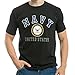 Rapiddominance 30 Single US Navy Classic Tee, Black, Medium