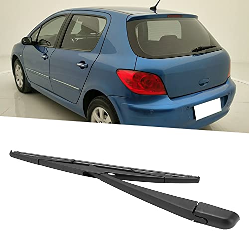 OUKENS Limpiaparabrisas Trasero De Coche, Brazo De Limpiaparabrisas Trasero, Juego De Cuchillas 6429T1, Repuesto Para Peugeot 307 2000-2012