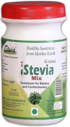 iStevia Mix Natural stevia Sweetener powder for Bakery & Confectionery| Approx 25 times Sweeter than sugar (250 Gms) (B09GKWMZ6Q) Amazon Price History, Amazon Price Tracker