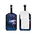 Produktbild Luggage Tag Fantastic Universe Outer Space Solr System Planet Travel Tag Name Card Holder for Baggage Suitcase Bag 1 Piece