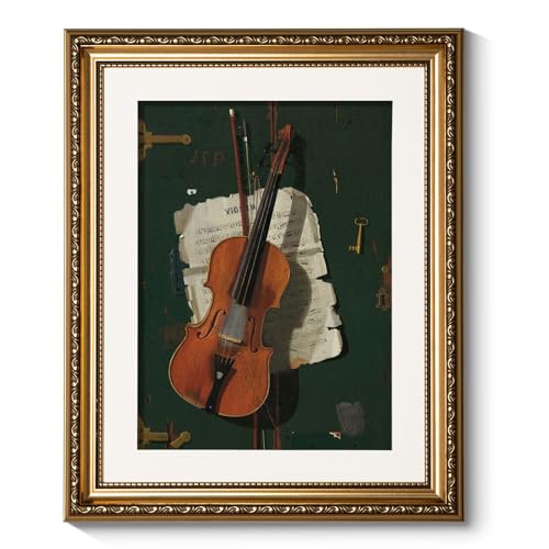 Arpeotcy Gold Framed Music Wall Art cover