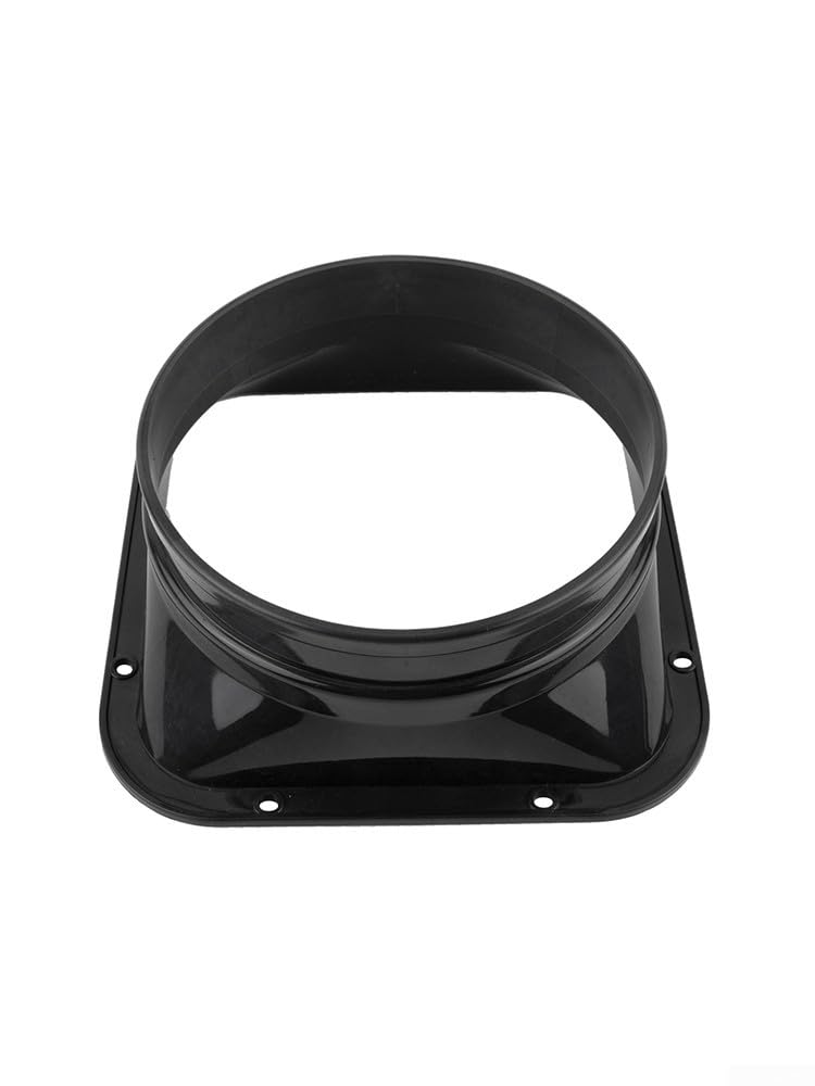 Lüftungsk-Verbindungsstück, 160 mm, PVC-Flansch, quadratisch, für Küche, Bad, HVAC, Klimaanlage
