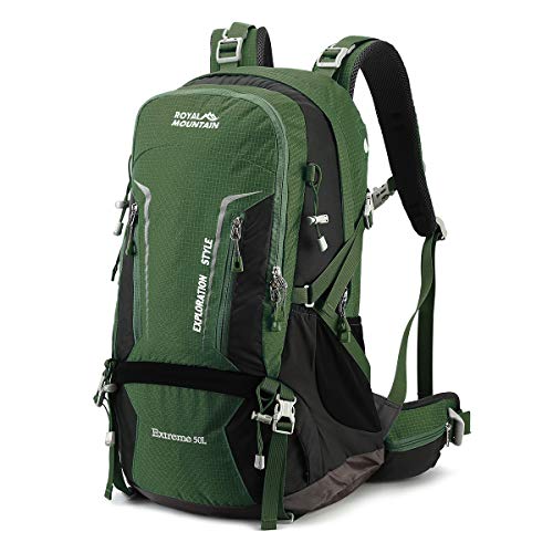 Local Lion Mochila de Montaña Acampada 40L al Aire Libre Impermeable Macutos de Senderismo