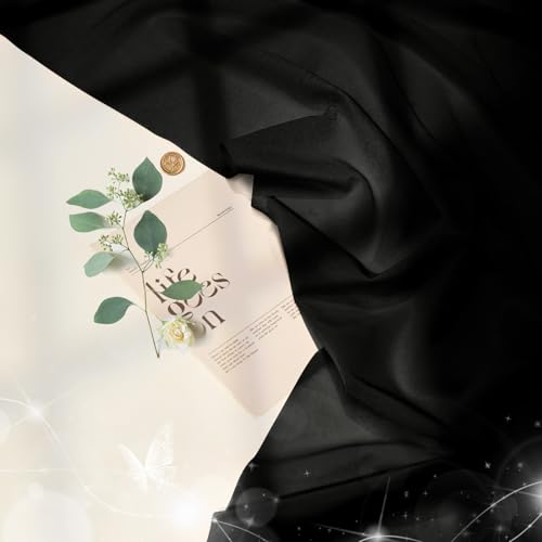 Premium 4-Way Stretch Black Mesh Fabric by The Yard - Lightweight Nylon Spandex Power Mesh for Swimwear, Costumes, and Fashion Design (60" Wide) 3 Premium 4-Way Stretch Black Mesh Fabric by The Yard - Lightweight Nylon Spandex Power Mesh for Swimwear, Costumes, and Fashion Design (60" Wide) - Image 2