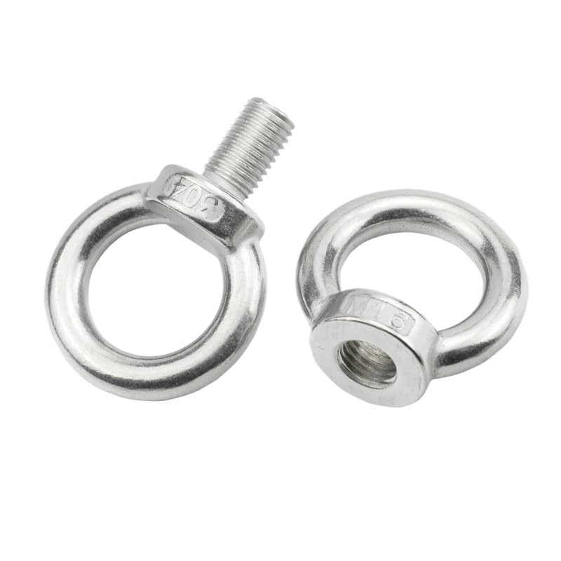 Pernos de ojo con rosca macho para elevación, Cáncamo de elevación Tornillos con argolla Pernos anillo Varios tamaños(Ring Screw,M27)