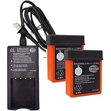 2Pcs BA223030 Batteries + 1Pc Charger 3.6V 2100mAh BA223030 HBC Remote Control Rechargeable Battery with AC 100V  240V D-74564 QA108600 Charger