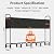 VICEARTH 8FT Firewood Rack with Cover Outdoor, Heavy Duty Wood Storage Rack with 600D Oxford Waterproof Adjustable Cover for Fireplace, Patio, Deck, 1/2 Cord Log Holder with Firewood Carry Bag