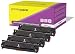Produktbild Printing Saver CB540A-CB543A (125A) Set 4 Toner kompatibel für HP Color Laserjet CM1312 CM1312nfi MFP CP1210 CP1514n CP1215 CP1217 CP1500 CP1510 CP1514 CP1514n CP1515 CP1515n CP1516n CP1518 CP1518ni