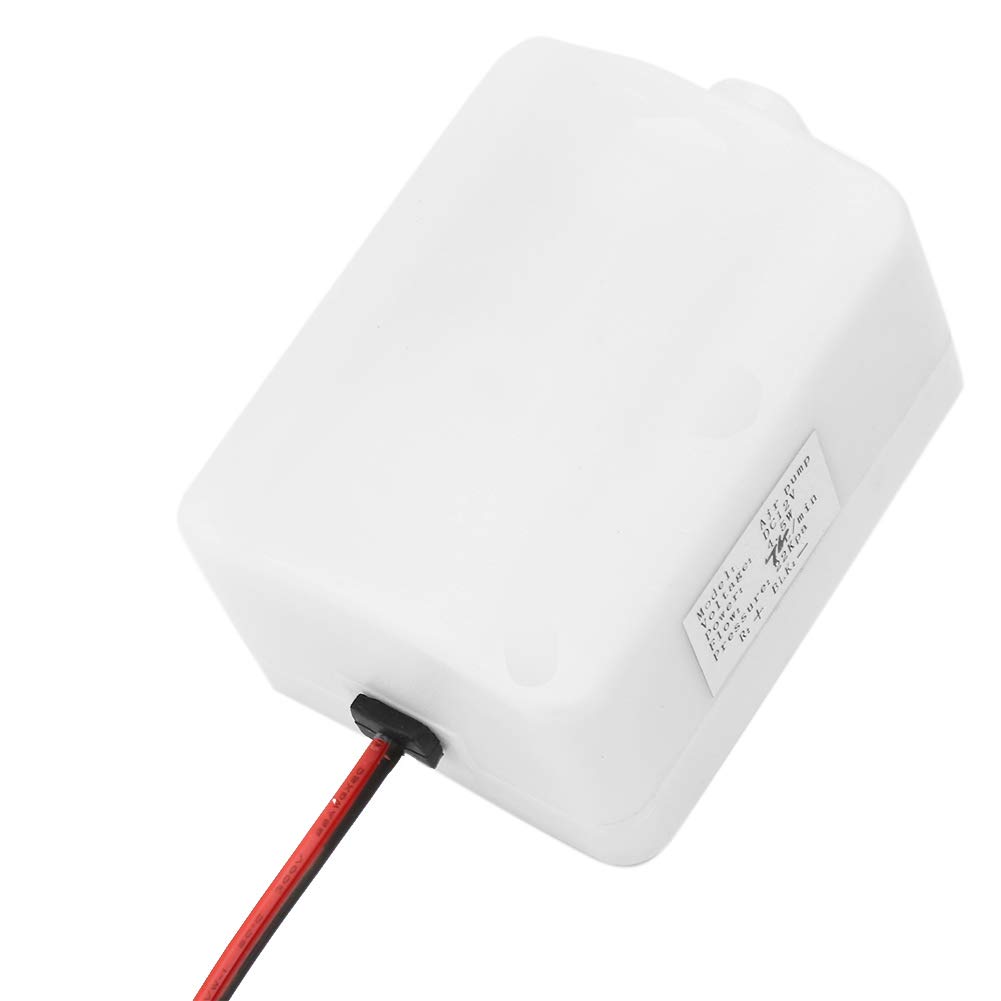 Pompe à Air pour Aquarium Super Silencieuse, 12VDC 4,5W, 7.5L/Min Pompe à Air, pour Oxygénation D'aquarium