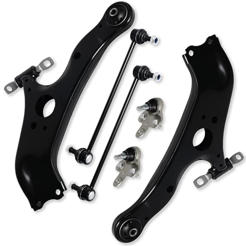 Chassora 6PCS Front Lower Control Arm Sway Bar End Link