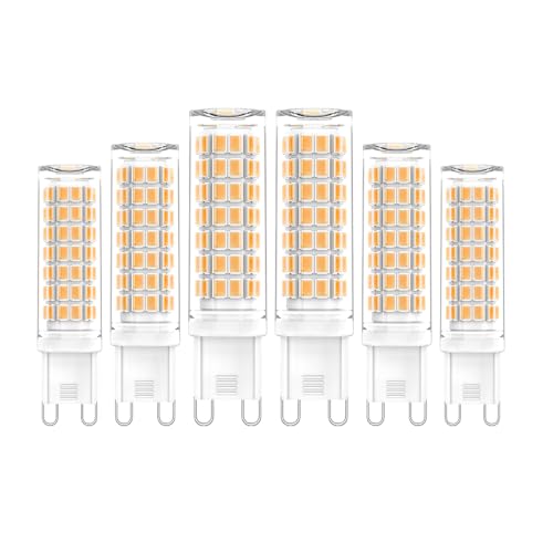 Aegislogic Bright Dimmable G9 LED Light Bulb, 3000K Warm White,