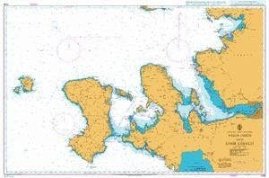 UKHO BA Chart 1058: Aegean Sea â€“ Greece and Turkey, Nsos Chos and Izmir Krfezi