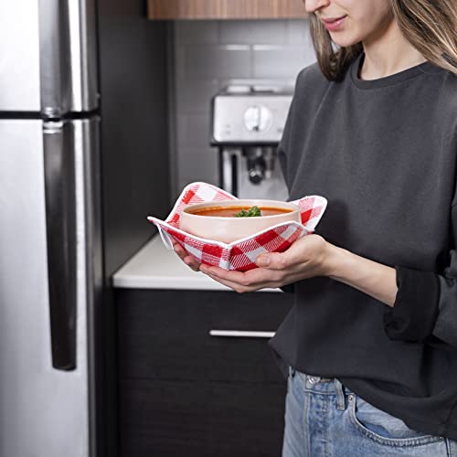 Microwave Bowl Huggers Set of 4 Hot Bowl Holders Heat Insulated