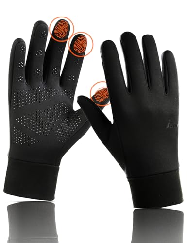 Aerynx Lightweight Running Winter Gloves, Touch Screen Warm Gloves Liners