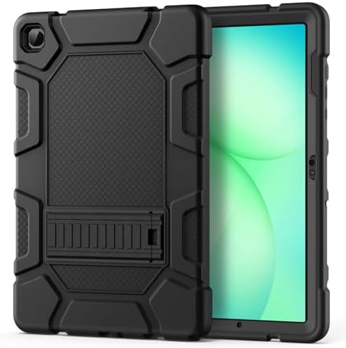 Azzsy Case for Samsung Galaxy Tab A11+/A9+ Plus 11 Inch 2026/2024, Heavy Duty Shockproof Rugged High Impact Protective Case, Black