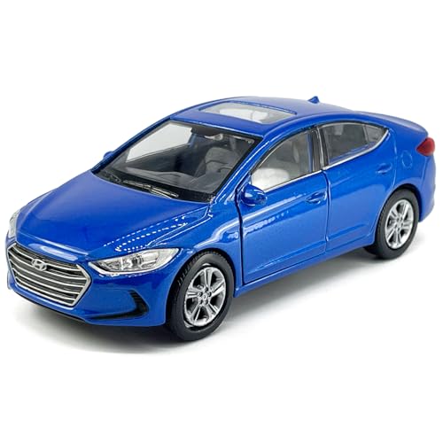 Modelo de Auto Hyundai Elantra a Escala 1:36 Azul miniatura 1