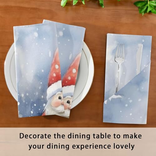 Servilletas de Tela Navidad Gnome Invierno Pack 6 miniatura 7