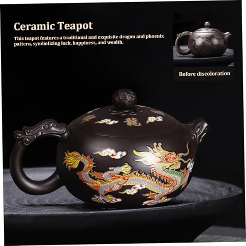 Juego de té chino de arcilla morada con tazas mágicas para ceremonias de Kung Fu en casa 7
