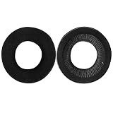 Geekria Wygodne welurowe wymienne nauszniki do AKG K240/K240S/K240MKII/K241/K270/K271/K271S/K272/K52/K72/K92/K242/K340/K550/K551, z przewodnikiem wideo (Czarny)