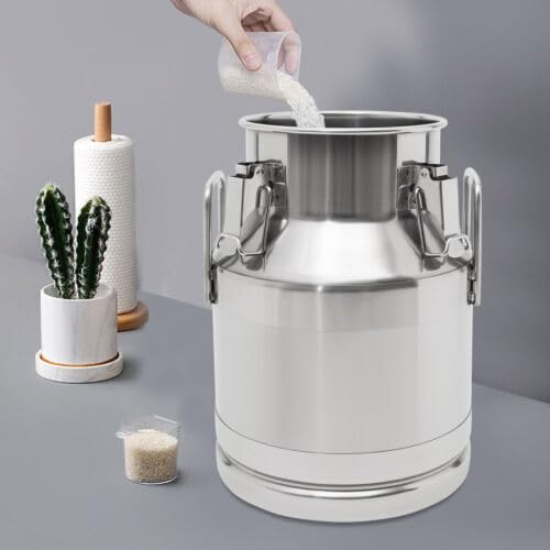 Jarra de leche de acero inoxidable de 10 l/2,64 galones, para diferentes escenarios como cantina, restaurante de desayuno, comedor, apartamento