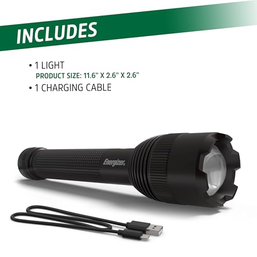 Energizer 10000XT-R Rechargeable LED Tactical Flashlight, 10,000 Lumens, Durable Metal Flashlight with Boost Mode for Extreme Brightness - image 7