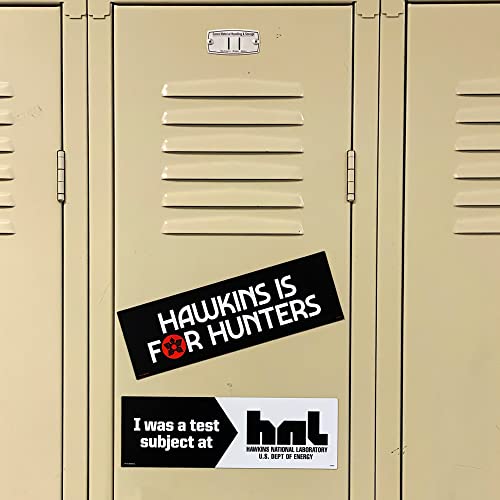 Image of Genuine Fred Stranger Things, Bumper Magnet, Test Subject Hawkins National Laboratory, Multicolored (Pack of 5)