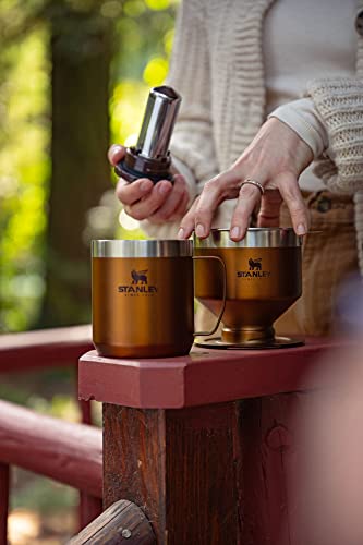 Image of STANLEY Classic The Perfect-Brew Pour Over Gift Set Elevate Your Coffee Experience with Precision Pouring and Timeless Style | 20oz /12oz | Maple