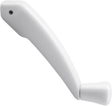 Universal Casement Window Crank Handle Replacement Low Profile Folding Style | for Milgard & Other Brands, Works for Casement and Awning Windows