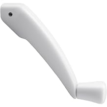 TH 22253 Window Crank Handle Replacement Low Profile Folding Style for 11/32 in. Spindle Casement and Awning Window Crank Handle Diecast Zinc for Milgard and Truth Operator