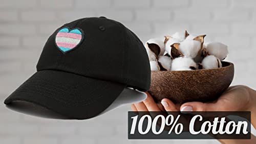 Image of Embroidered Pride Hat LGBT Cap Low Profile Distressed Dad Hat